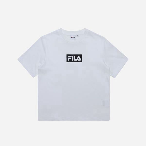 Camisetas Fila Mulher Branco - Fila Crop S/S Portugal Online,CGMS-57304